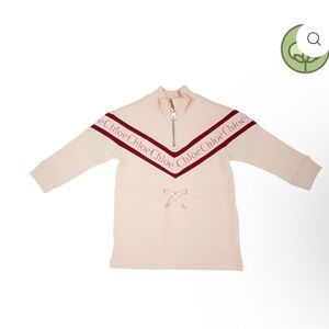 Chloe Pink logo sweatshirt dress